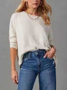 Пуловер LA Angels, кремовый