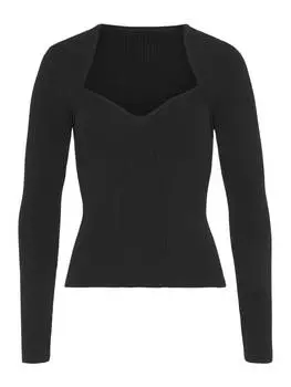 Пуловер LASCANA, черный