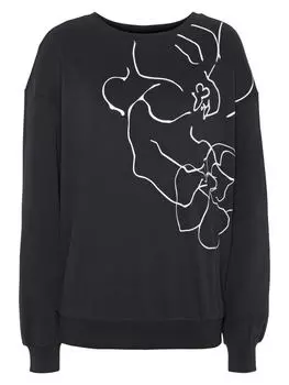 Пуловер LASCANA, черный