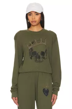 Пуловер Lauren Moshi Spalding, милитари