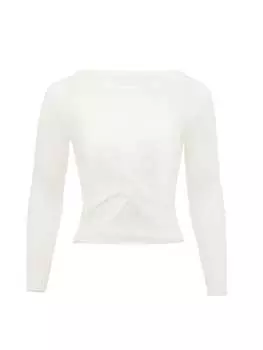 Пуловер leo basics, белый
