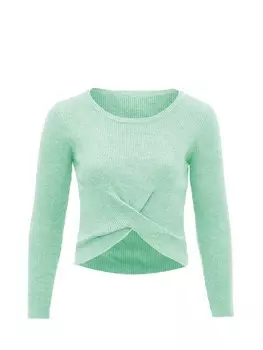 Пуловер leo basics, цвет minze