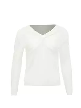 Пуловер leo selection, белый