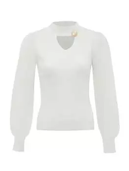 Пуловер leo selection, белый