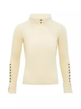 Пуловер leo selection, белый