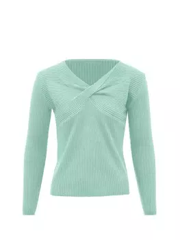 Пуловер leo selection, бирюзовый