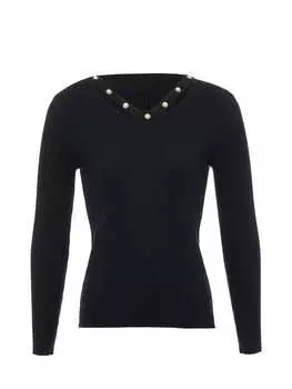 Пуловер leo selection, черный