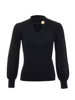 Пуловер leo selection, черный