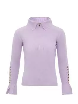 Пуловер leo selection, цвет lavendel