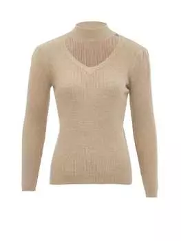 Пуловер leo selection, хаки