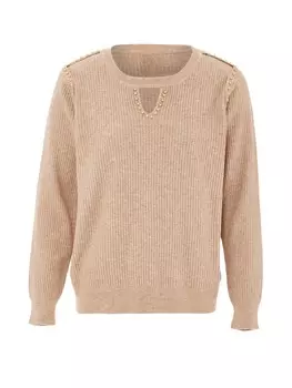 Пуловер LEOMIA, бежевый