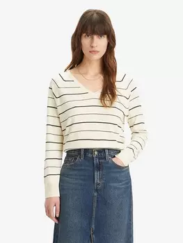 Пуловер Levis, цвет creme/schwarz