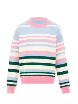 Пуловер Libbi, цвет rosa mehrfarbig streifen