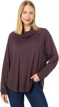 Пуловер Lilla P Rib Trim Dolman Turtleneck, цвет Fig