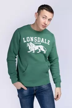 Пуловер Lonsdale Kersbrook, зеленый