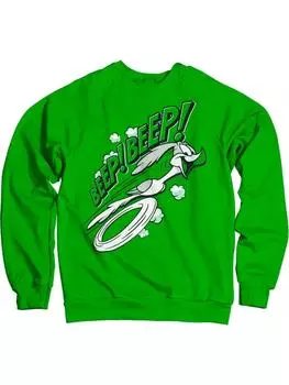 Пуловер Looney Tunes , зеленый