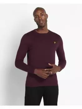 Пуловер Lyle & Scott, цвет granat