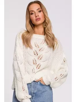 Пуловер made of emotion, кремовый