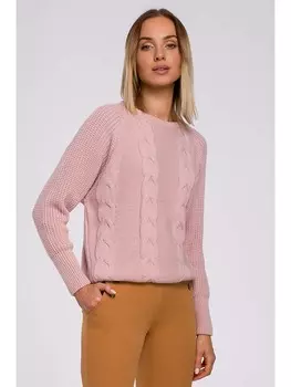 Пуловер made of emotion, розовый