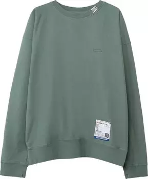 Пуловер Maison Mihara Yasuhiro Embroidered Pullover 'Green', зеленый