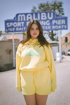 Пуловер Malibu California больших размеров Forever 21, желтый