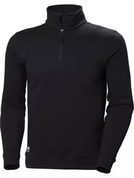 Пуловер Manchester Half Zip Helly Hansen, черный