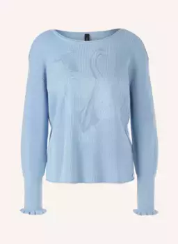 Пуловер Marc Cain, синий