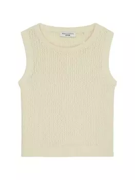 Пуловер Marc O'Polo DENIM rmelloser Strick relaxed, цвет white blush