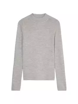 Пуловер Marc O'Polo Feinstrick-Stehkragenpullover regular, цвет mid stone melange