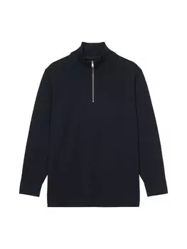 Пуловер Marc O'Polo Troyer regular, цвет dark navy
