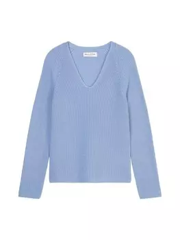 Пуловер Marc O'Polo V-Neck-Strickpullover relaxed, цвет fresh sky