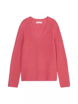 Пуловер Marc O'Polo V-Neck-Strickpullover relaxed, цвет blushed berry
