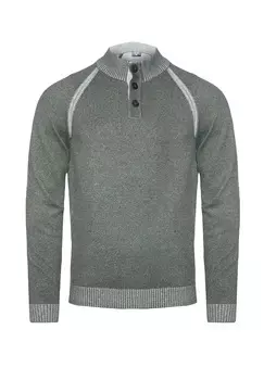 Пуловер MARVELIS, темно зеленый