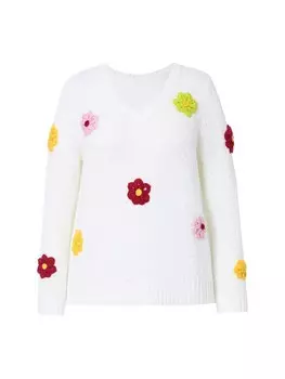 Пуловер MIAMODA, белый