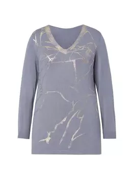 Пуловер MIAMODA, цвет bleigrau