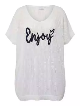 Пуловер MIAMODA, цвет schneewei