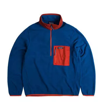 Пуловер Microdini 1/2 Zip Pullover Patagonia, синий