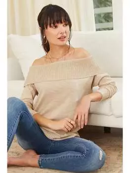 Пуловер Milan Kiss, бежевый