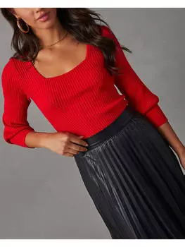 Пуловер Milan Kiss, красный