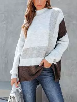 Пуловер Milan Kiss Pullover, цвет Wei/Grau/Schwarz