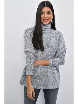 Пуловер Milan Kiss Rollkragen, серый