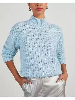 Пуловер Milan Kiss, светло-синий