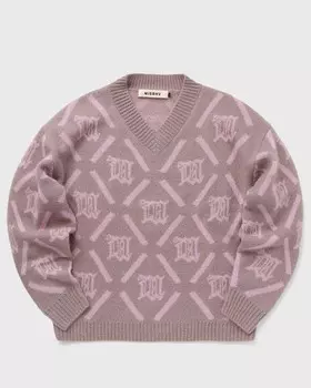 Пуловер Misbhv M Argyle Knit, цвет smokey pink