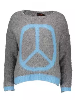 Пуловер miss goodlife, цвет grau/hellblau