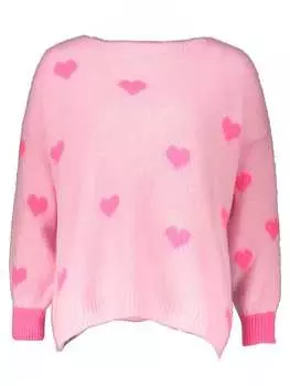 Пуловер miss goodlife, розовый