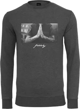 Пуловер Mister Tee Pray Crewneck, серый