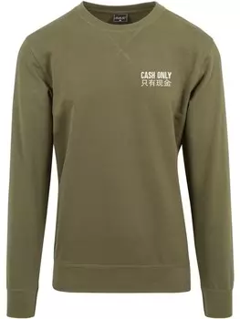 Пуловер Mister Tee Pullover, зеленый