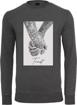 Пуловер Mister Tee Trust 2.0 Crewneck, серый
