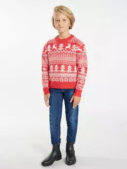 Пуловер Mo, красный