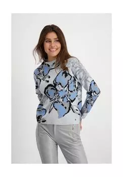 Пуловер monari, цвет Cloud Melange Gemustert